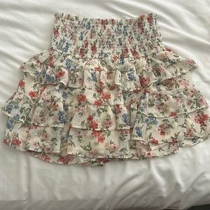 Vici flirty floral skirt